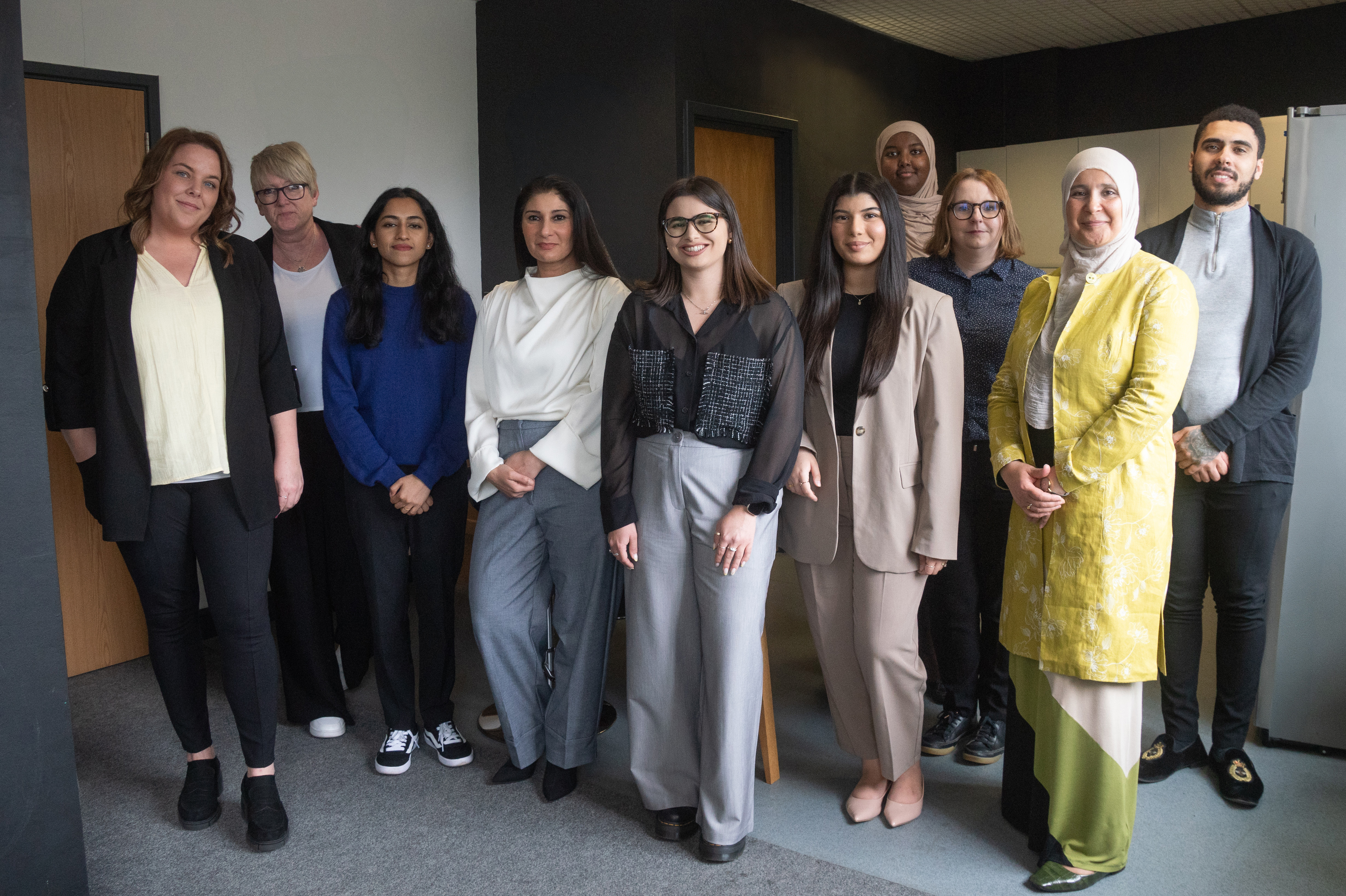 Diverse staff photo of a Race Equality charity